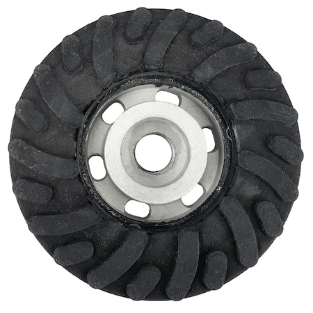 Weiler 4" Back-up Pad for Resin Fiber Disc 5/8"-11 UNC Nut 59605